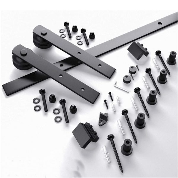 Kit Granero. Para Puerta Corrediza  1.40 mt Negro - Imagen 2