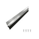 Zocalo 80 Cm Aluminio Con Goma Puerta Burlete Raketa