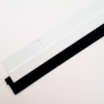 Zocalo 80 Cm Aluminio Pintado Con Goma Puerta Burlete Raketa