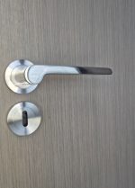 Manija Doble Balancin L920 Con Bocallave Aluminio Satinado - Imagen 3
