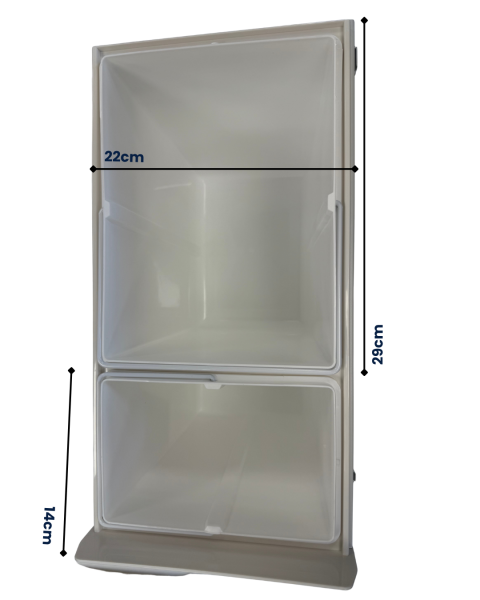 Cesto Residuos Extraible Doble Reciclaje De 30l Bajo Mesada - Imagen 5