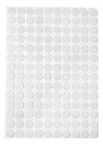 Tapa Tornillo Blanco Autoadhesivo Pvc X 140 Unidades