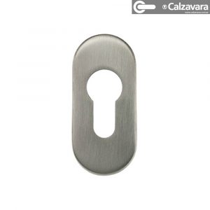 Bocallave Oval Tipo Euro Acero Inoxidable Manija