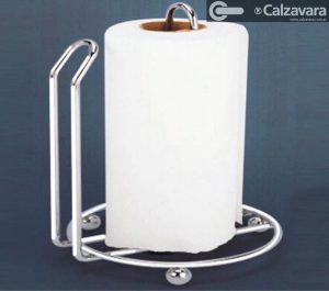 Portarollo Cocina Servilletero Acero Inoxidable De Pie Mesa