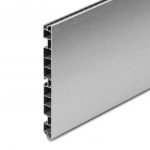 Zocalo de PVC con Lamina de Aluminio 120mm x 3m - Imagen 3