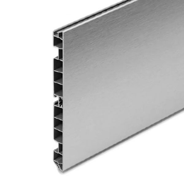 Zocalo de PVC con Lamina de Aluminio 120mm x 3m - Imagen 3