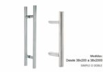 Manijon Acero Inoxidable 38 X 500 Simple