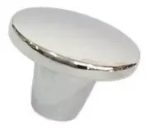 Tirador Manija Redondo Niquelado Para Mueble Cajones Roma