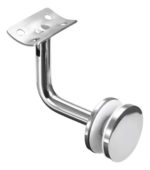 Soporte Pasamano Para Vidrio En Acero Inoxidable Movil