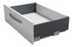 Corredera 90×500 Tandem Slim Invisible Cajones Cierre Suave Gris