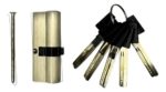 Cerradura Qbo Con Corona 10 Dientes Satinada 5 Llaves Satinado