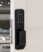 Cerradura Elecctronica Digital T7B-TN Color Negro manijon - Imagen 2