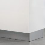 Zocalo de PVC con Lamina de Aluminio 120mm x 3m - Imagen 2