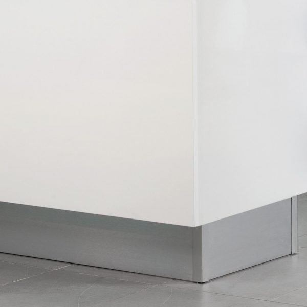 Zocalo de PVC con Lamina de Aluminio 120mm x 3m - Imagen 2