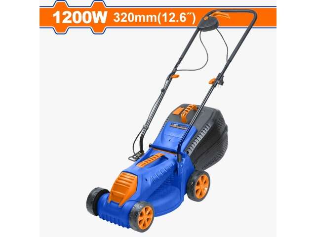 17496 CORTADORA DE CESPED 1200W C/BOLSA WADFOW - Imagen 1