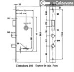 Cerradura Acytra 121 Niq - Imagen 2