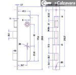 Cerradura Acytra 610 Niq - Imagen 2