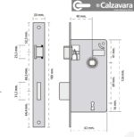 Cerradura Prive 101 Zinc Granel Zb5 - Imagen 2