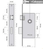 Cerradura Prive 208 Zinc Granel Zb5 - Imagen 2