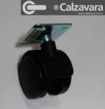 Rueda Dual 40Mm Con Base