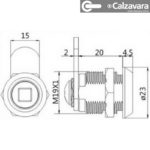 Cerradura Evergood 337 Puerta Gas - Imagen 2