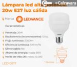 Lampara Led Hw 20W/830 Calida - Imagen 2