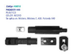 Pasador H49 X20 Ud Modena A30 Rotonda 640 Abertura Aluminio Color Negro