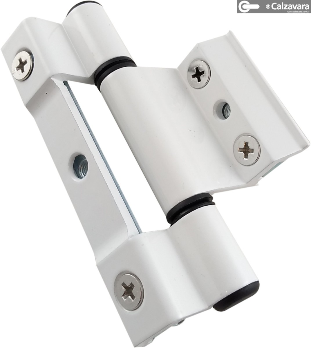 Bisagra H62 Blanco Puerta Aberturas Aluminio Módena Reforzad