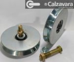 Rueda Para Porton Canal en V 120mm