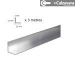 Perfil Angulo De Aluminio 22x22 x3mts - Imagen 2