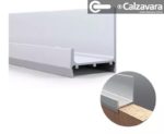 Perfil Mini J De Aluminio x 3mts