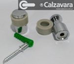 Tope Cilindrico Para Puerta de Piso de Zamak