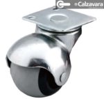 Rueda de Goma Gris con Basede 50mm - 25Kg - Imagen 2