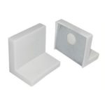 Colgador Soporte Alacena Con Tapa Pvc Escuadra Mueble X10 Ud