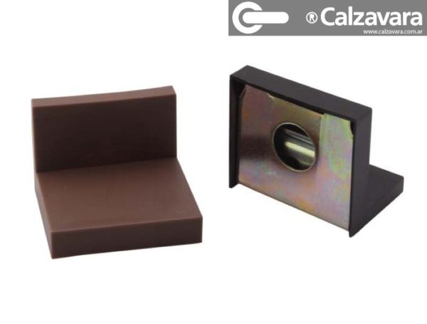 Colgador Soporte Alacena Con Tapa Pvc Escuadra Mueble X10 Ud - Imagen 2