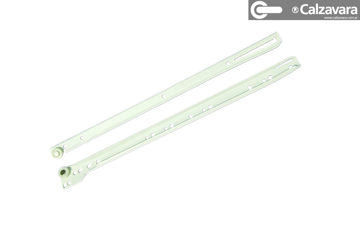 Corredera Z Para Cajones Y Muebles De 500 Cm X 25u Mayorista Blanco