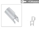 Burlete Pvc P/puerta Delizante O Pivot(cierre A Piso) X2.5 M Dos tiras de 1.25 metros