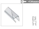 Burlete De Pvc Mampara / Puerta Deslizante/pivot (lat / Inf) Dos tiras de 1.25 metros