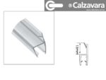 Burlete De Pvc P/mampara Puerta Deslizante / Pivot X2.5m Dos tiras de 1.25 metros