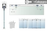 Kit Para Puerta Corrediza de Vidrio 3Mts 100kg