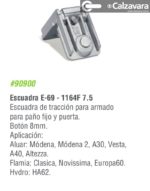 Escuadra E69 X 10u Aberturas Módena Aluminio A30 A40 Vesta Comunello 90900