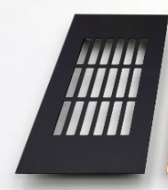 Rejilla Respiradero De Aluminio 8 X 45 Para Puerta Placard x2