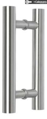 Manijon Doble 38x1000Acero Inoxidable Cepillado - Imagen 2