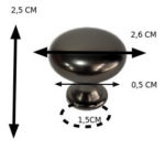 Tirador Manija Classic Para Mueble Cajones Oro