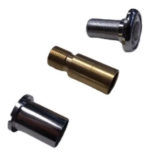 Mirilla Mirador Optico 180° Para Puerta De 35 A 55 Mm Bronce Plateado