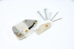 Reten Expulsor (push On) Mini Latch Para Puertas - Qbo Blanco - Imagen 3