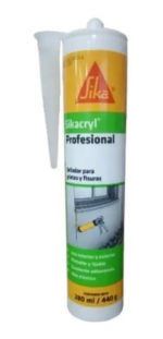 Sikacryl Profesional Sellador / Silicona Para Grietas Y Fisuras (sellador Acrilico) X 300 Ml