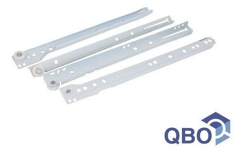 Corredera Z Para Cajones Y Muebles De 45 Cm (450 Mm) Blanco