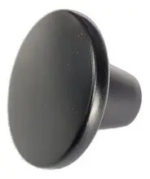 Tirador Manija Redondo Negro Para Mueble Cajones Roma