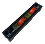 Carro Doble Rueda Con Ruleman Para Linea Modena R42 R49 X1ud Negro